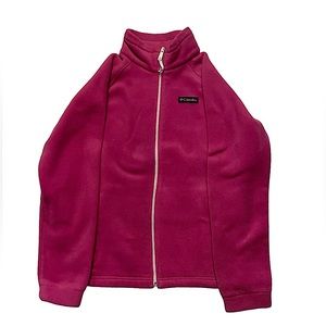 Columbia girls size XL(18/20) hot pink fleece jacket
